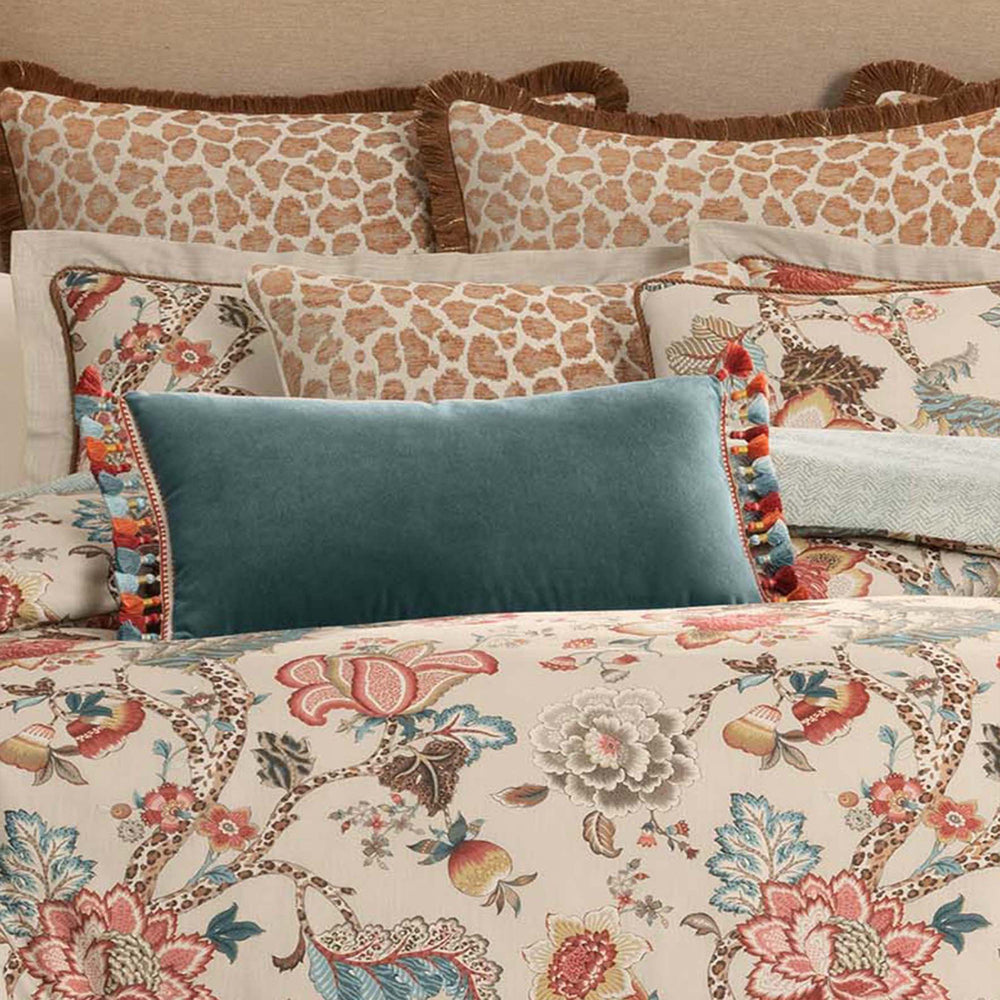 Rose Tree Haylie Mushroom 4 Piece Comforter Set in Queen- Final Sale Comforter Sets By US Office - Latest Bedding