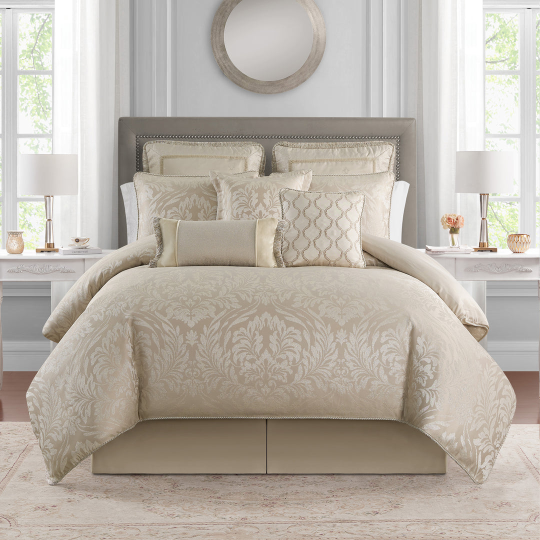 Magurie Ivory 6 Piece Comforter Set Comforter Sets By Waterford