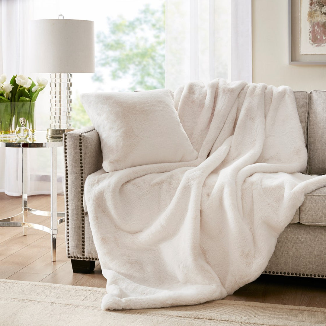 Sable Ivory Decorative Throw Throws By Croscill Home LLC