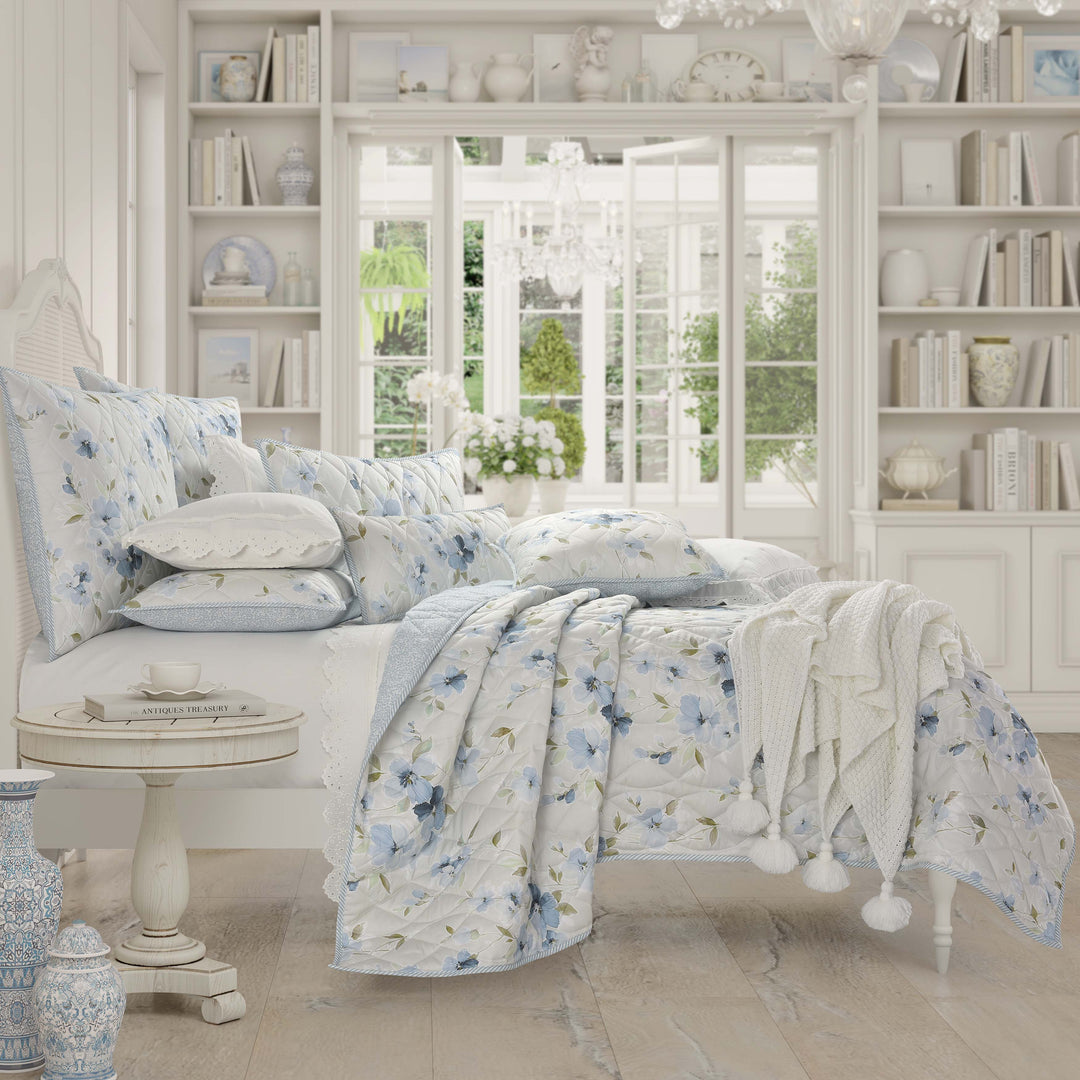 Cecelia Blue Quilt Quilt Sets By J. Queen New York