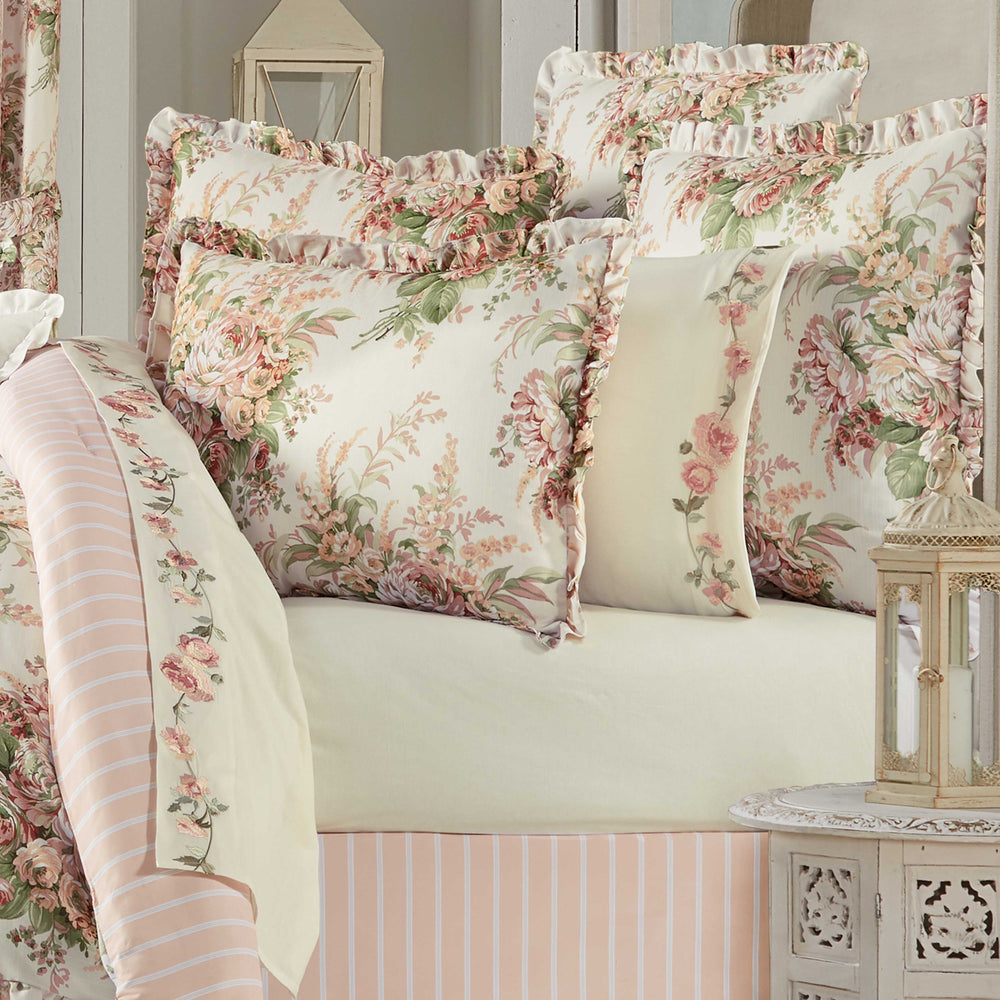 Estelle Coral 4-Piece Comforter Set Comforter Sets By J. Queen New York