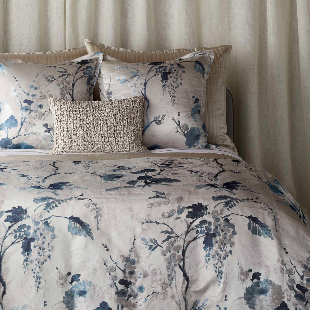 Jardin Fleur Silver Duvet Cover – Latest Bedding