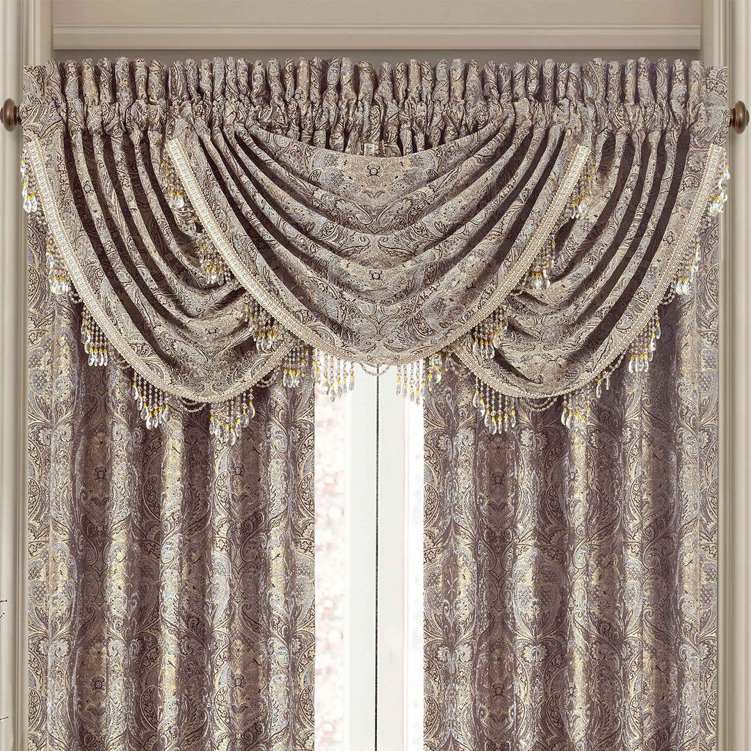 Provence Stone Waterfall Window Valance By J Queen Window Valances By US Office - Latest Bedding