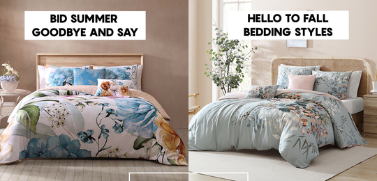 Bid Summer Goodbye and Say Hello to Fall Bedding Styles