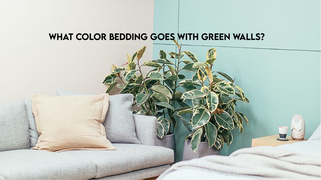 What Color Bedding Goes With Green Walls?