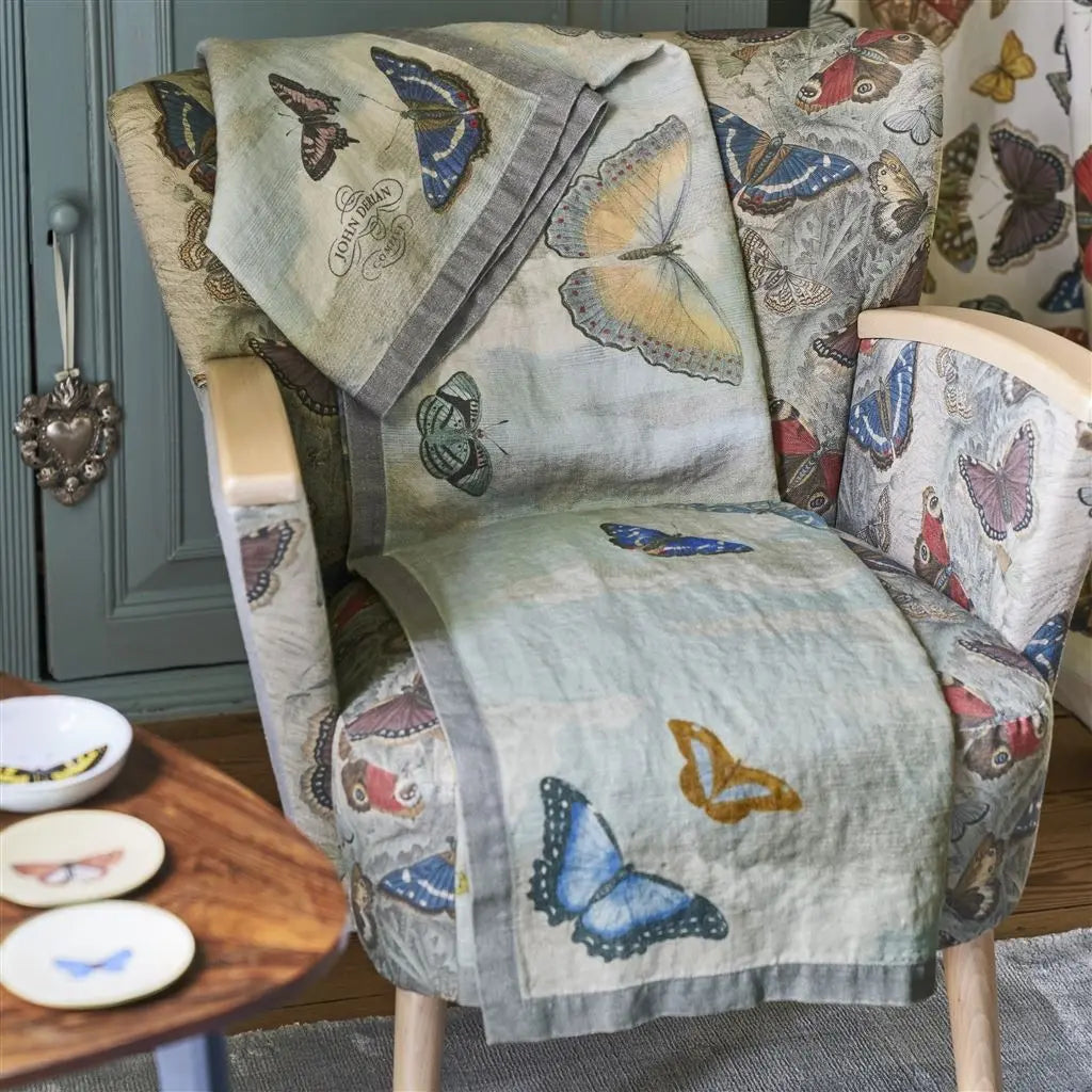 Mirrored Butterfly Throw Throws By Designers Guild