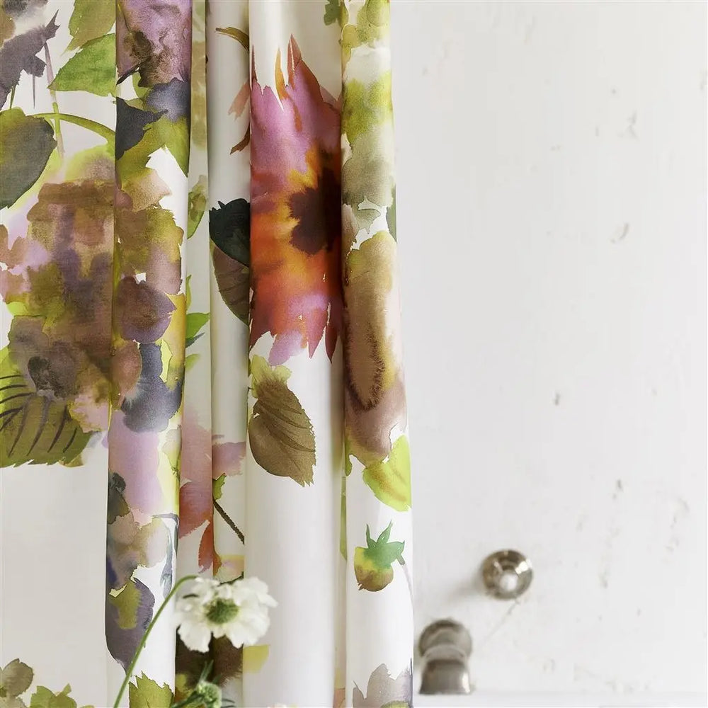 Palace Flower Shower Curtain Shower Curtain By Designers Guild