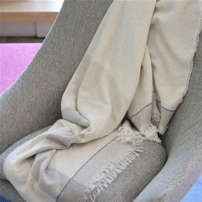 Burano Wool/Silk Throw Throws By Designers Guild