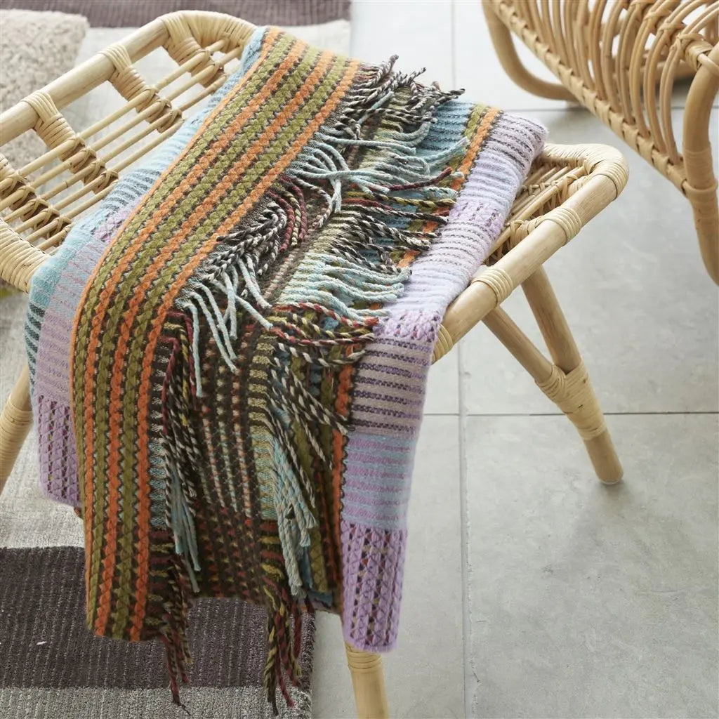 Tasara Woven Throw Throws By Designers Guild