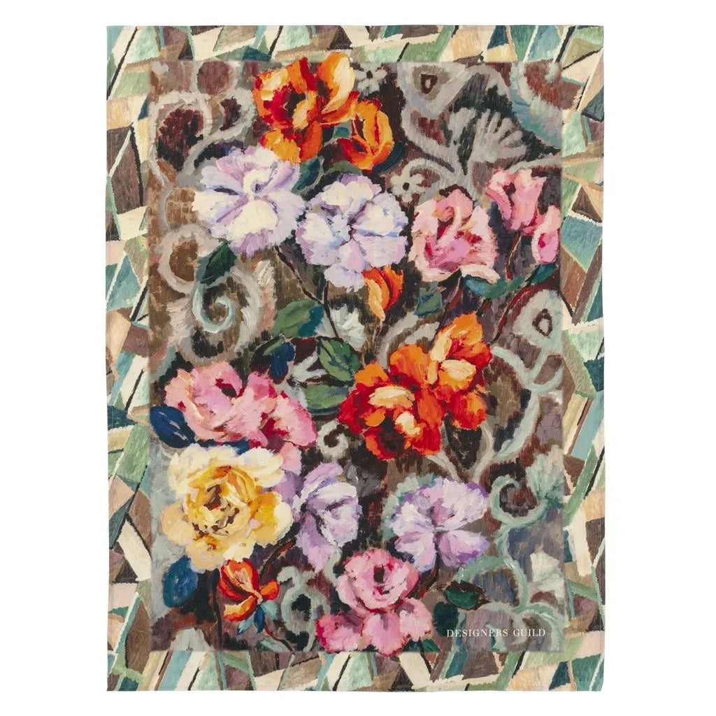 Tapestry Flower Throw Throws By Designers Guild