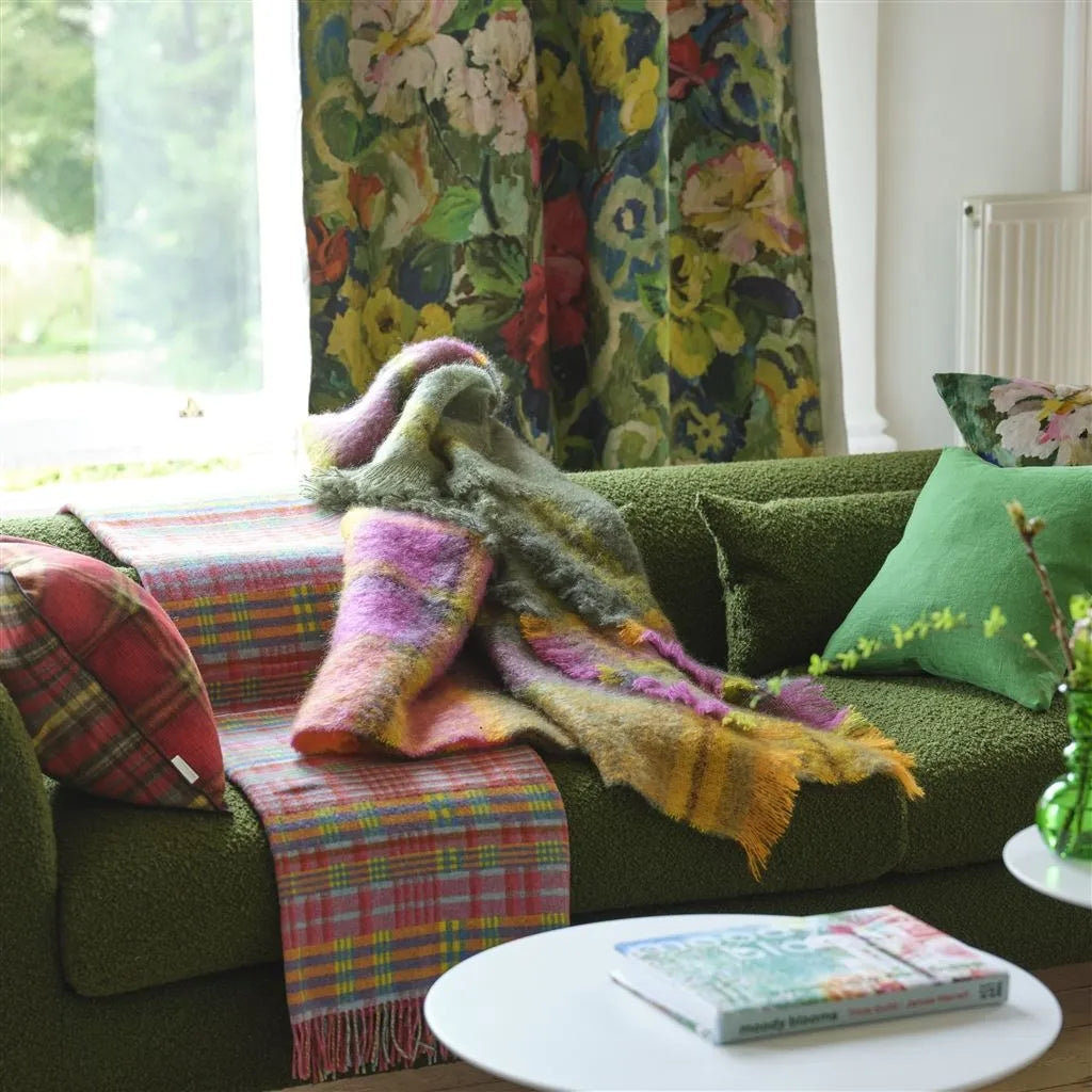 Widdale Brick Throw Throws By Designers Guild
