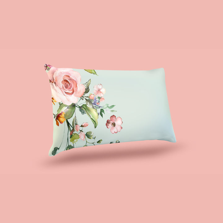 Bebejan Rose on Misty Green Sham Set - Final Sale Sham By US Office - Latest Bedding