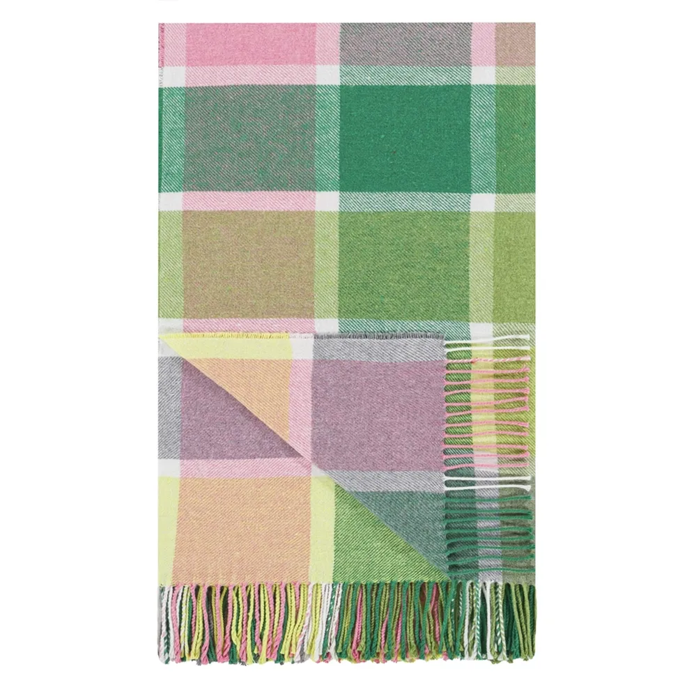 Bridgeport Lime Throw Throws By Designers Guild