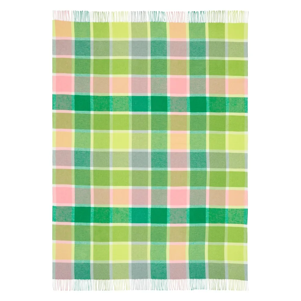 Bridgeport Lime Throw Throws By Designers Guild