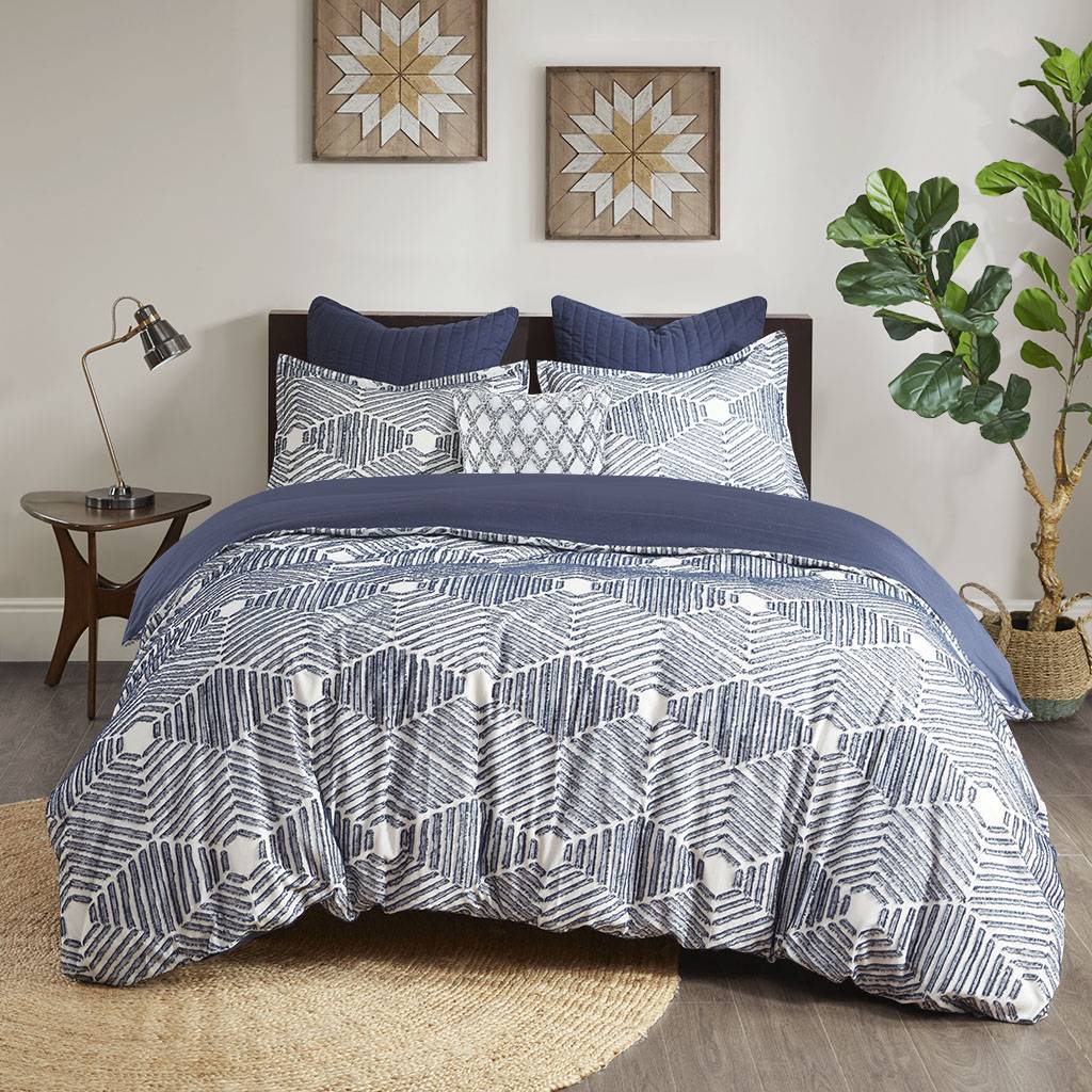 SFERRO Cotton Jacquard 3 Piece Comforter Set Comforter Sets By JLA HOME/Olliix (E & E Co., Ltd)