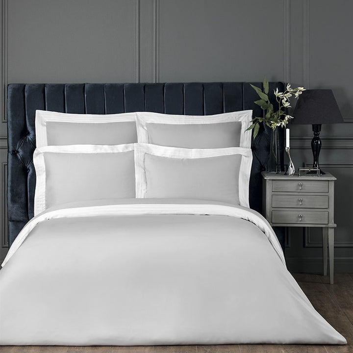 Eden Grey/White Duvet Cover Duvet Covers By Togas