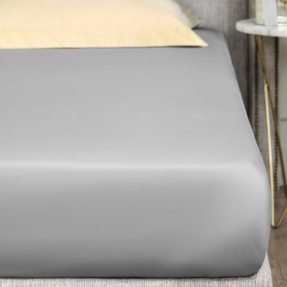 Margaret Grey Fitted Sheet Fitted Sheet By Togas
