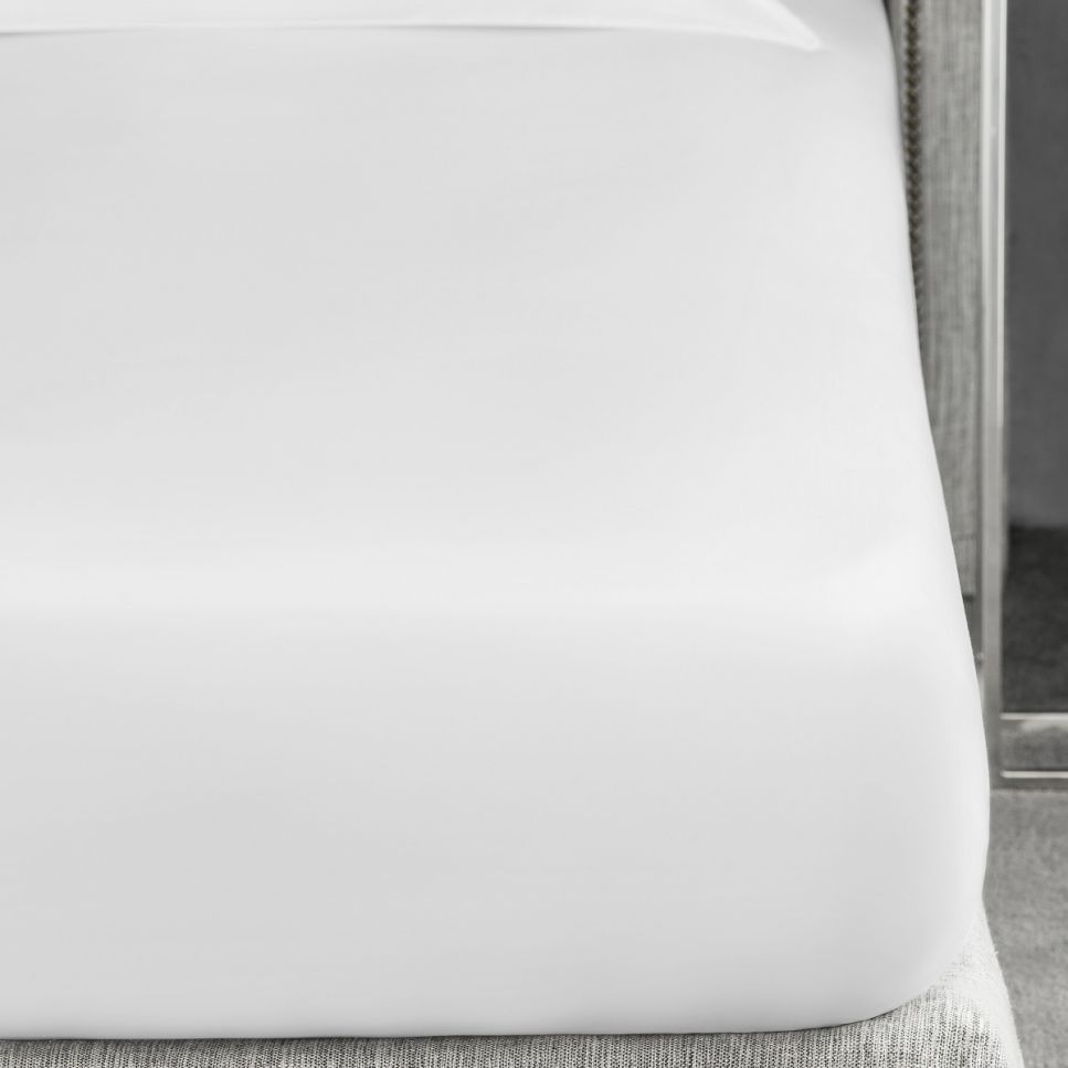 Sensa White Fitted Sheet Fitted Sheet By Togas