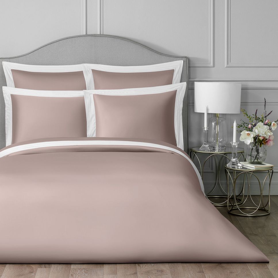 Eden Pink/White Duvet Cover Duvet Covers By Togas