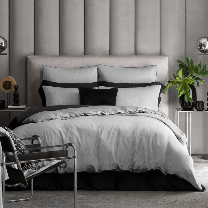Anthracite Silver Grey Duvet Cover Duvet Covers By Togas