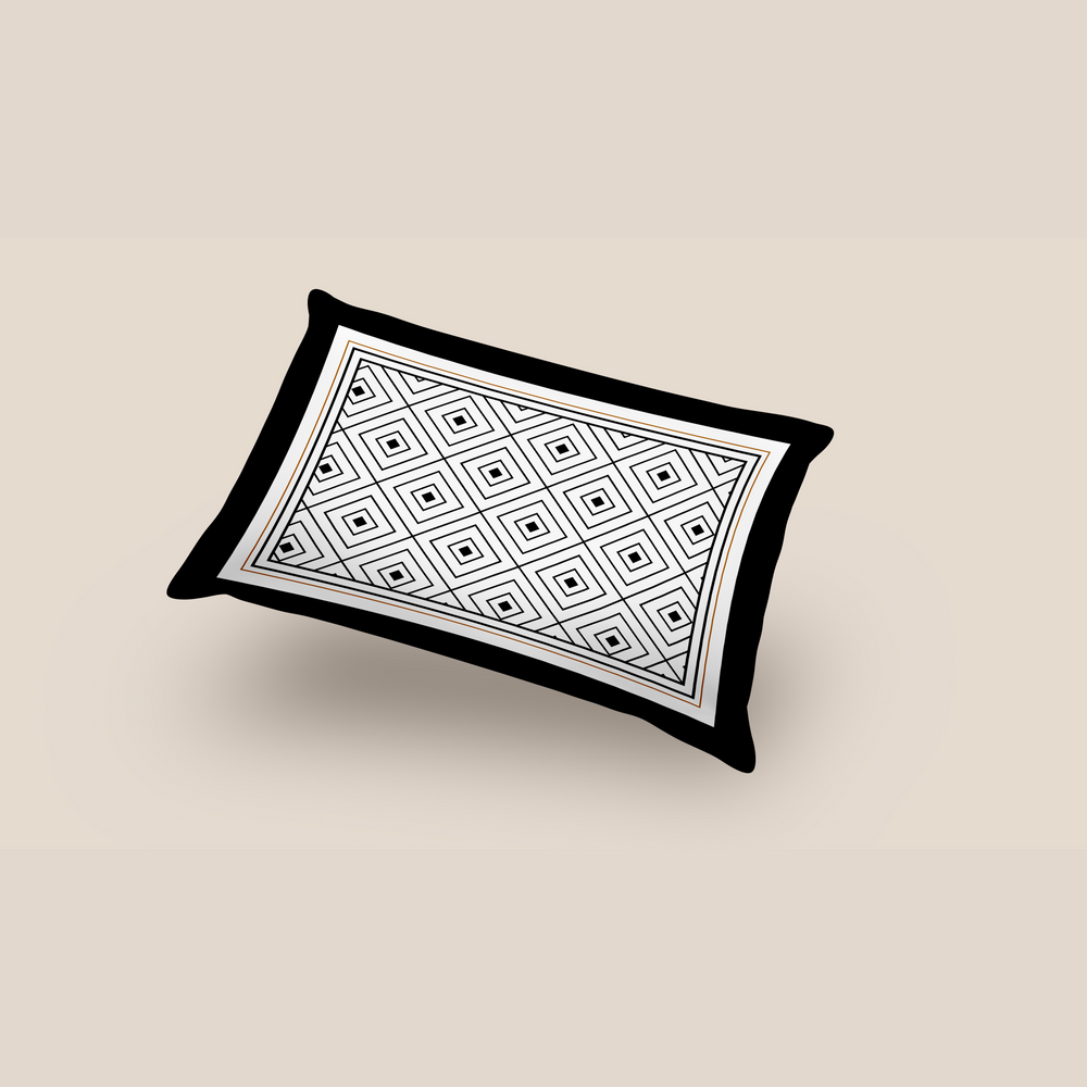 Bebejan Geometric Black & White Sham Set - Final Sale Sham By US Office - Latest Bedding