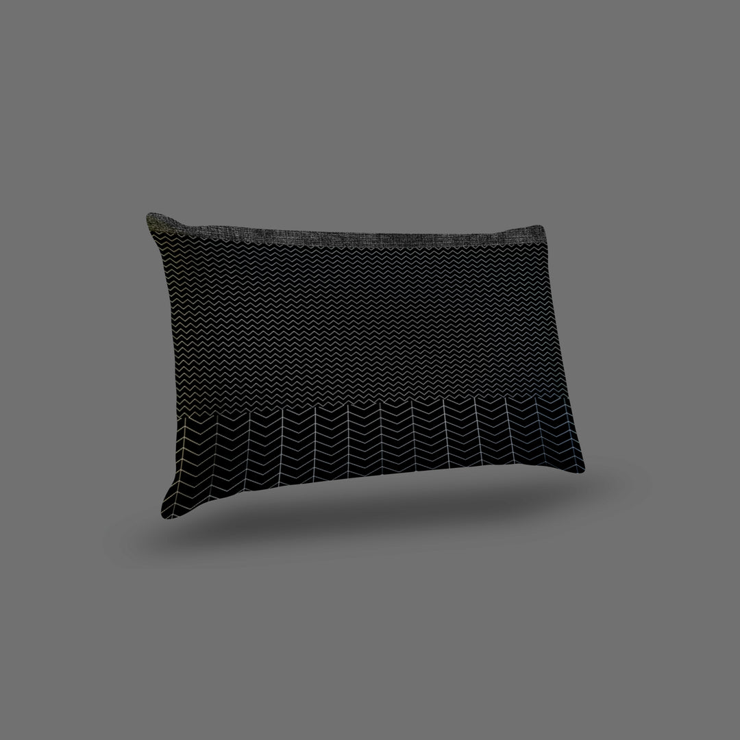 Bebejan Kyle Black King Sham Set 36"W x 20"L- Final Sale Sham By US Office - Latest Bedding