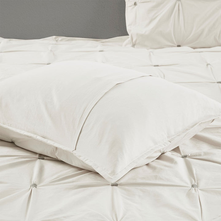 Fretty Role Embroidered Cotton Comforter Set Comforter Sets By JLA HOME/Olliix (E & E Co., Ltd)