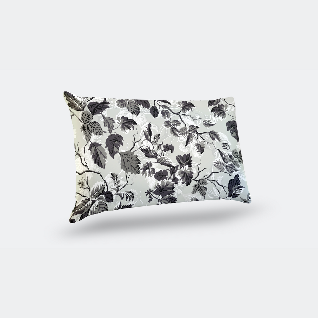 Bebejan Grey Leaves Sham Set - Final Sale Sham By US Office - Latest Bedding