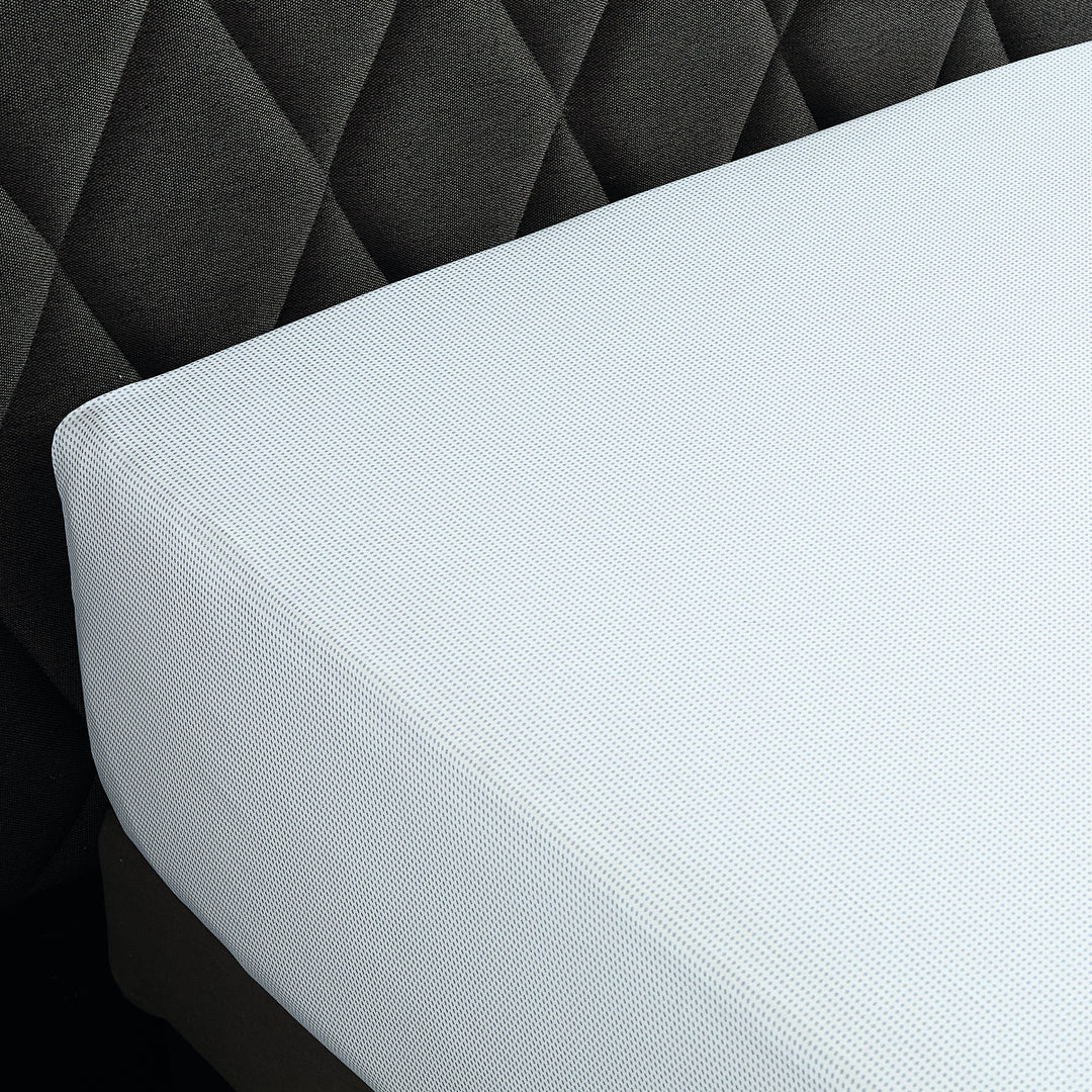 Éphémère 100% Organic Cotton Percale Fitted Sheet Fitted Sheet By Anne de Solène