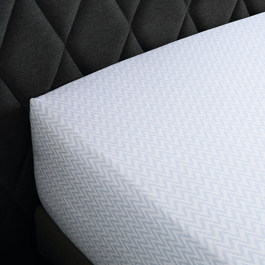 Calme 100% Organic Cotton Sateen Fitted Sheet Fitted Sheet By Anne de Solène