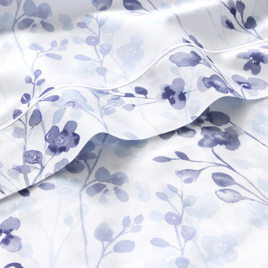 Calme 100% Organic Cotton Sateen Flat Sheet Flat Sheet By Anne de Solène