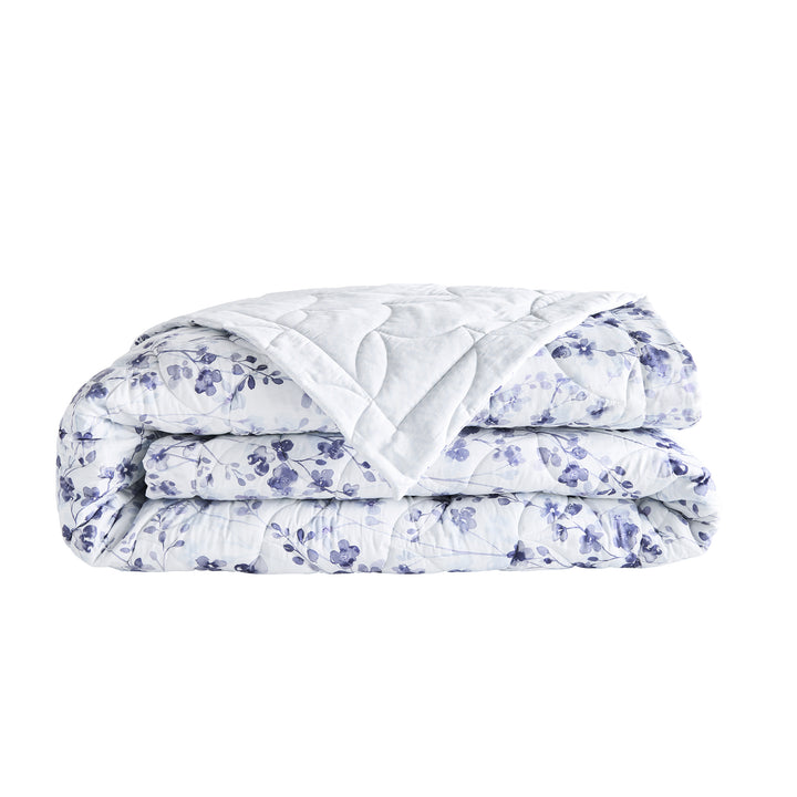 Calme 100% Organic Cotton Sateen Coverlet Coverlet By Anne de Solène