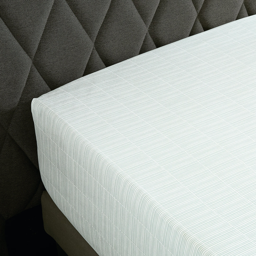 Fugace Organic Cotton Percale Fitted Sheet Fitted Sheet By Anne de Solène