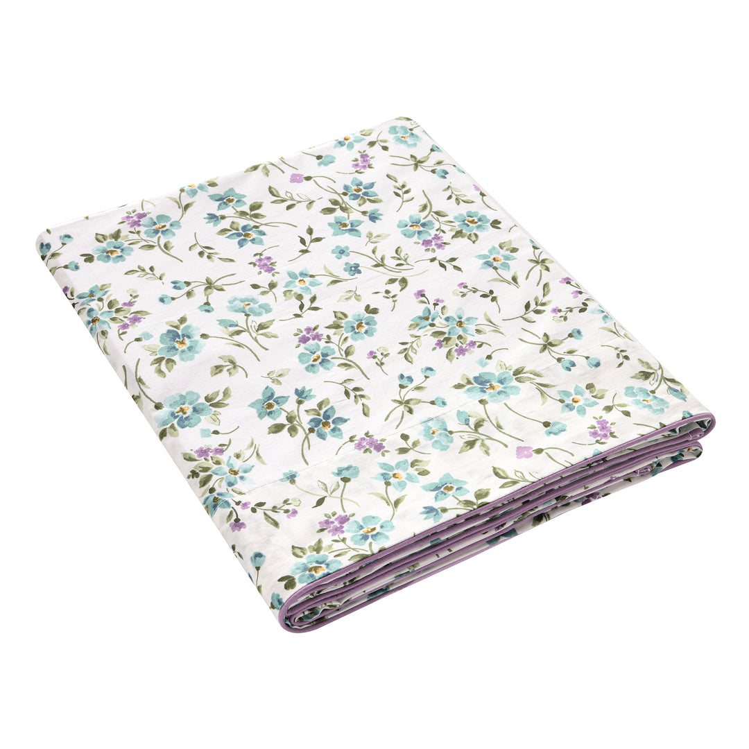 Fugace 100% Organic Cotton Percale Flat Sheet Flat Sheet By Anne de Solène