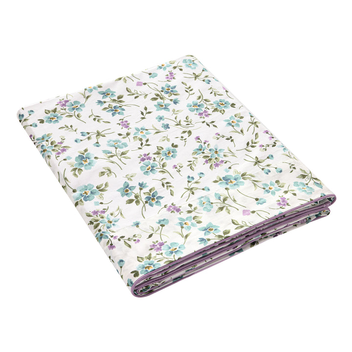 Fugace 100% Organic Cotton Percale Flat Sheet Flat Sheet By Anne de Solène