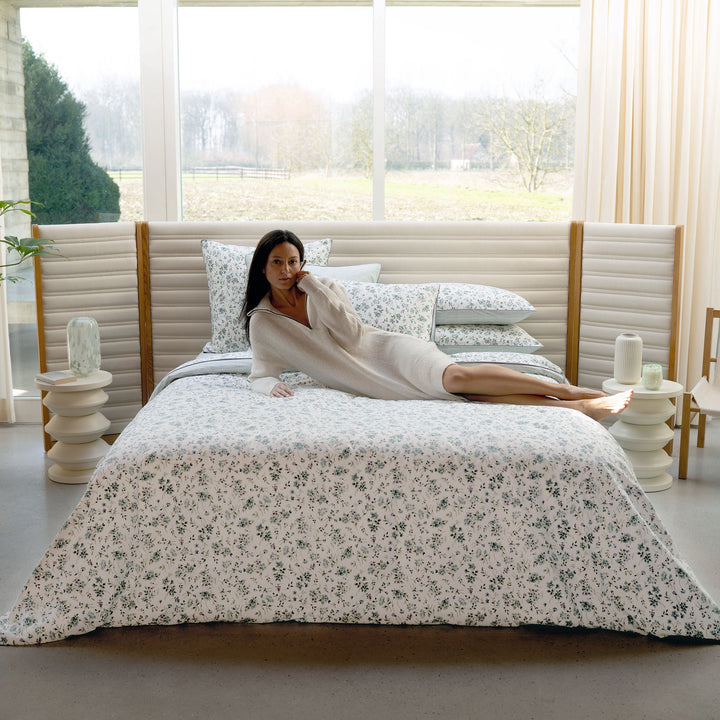 Fugace 100% Organic Cotton Percale Duvet Cover Duvet Covers By Anne de Solène