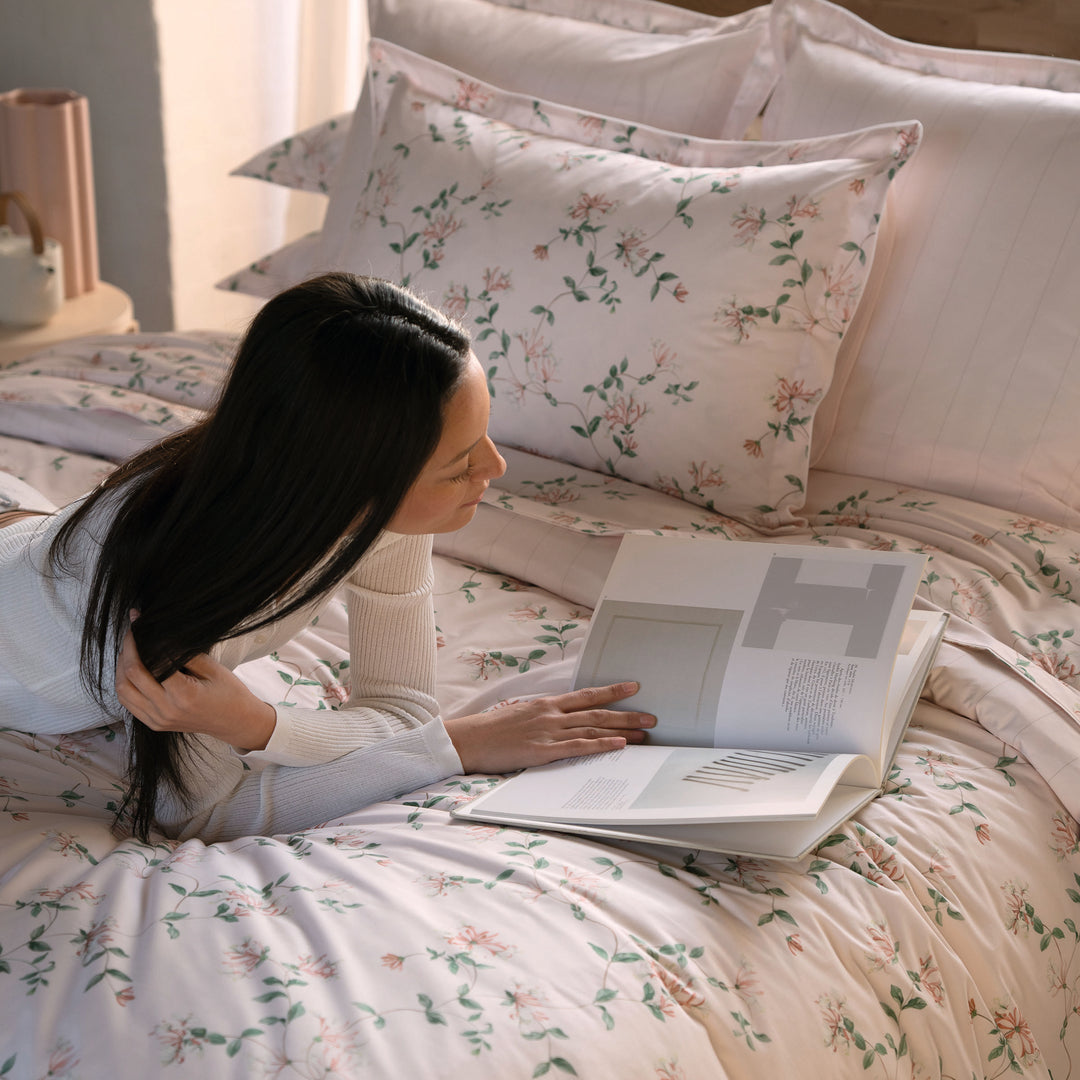 Nature 100% Organic Cotton Percale Duvet Cover Duvet Covers By Anne de Solène