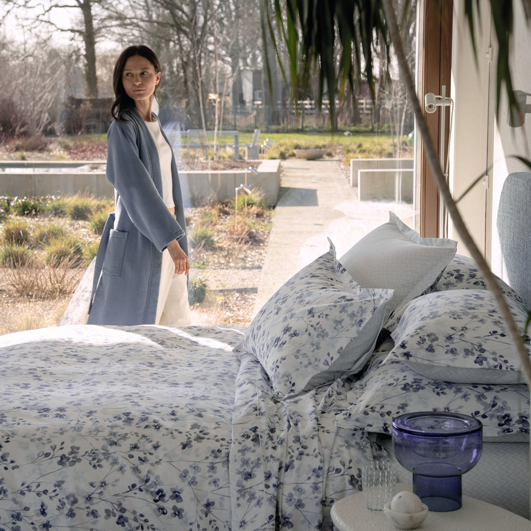 Calme 100% Organic Cotton Sateen Duvet Cover Duvet Covers By Anne de Solène