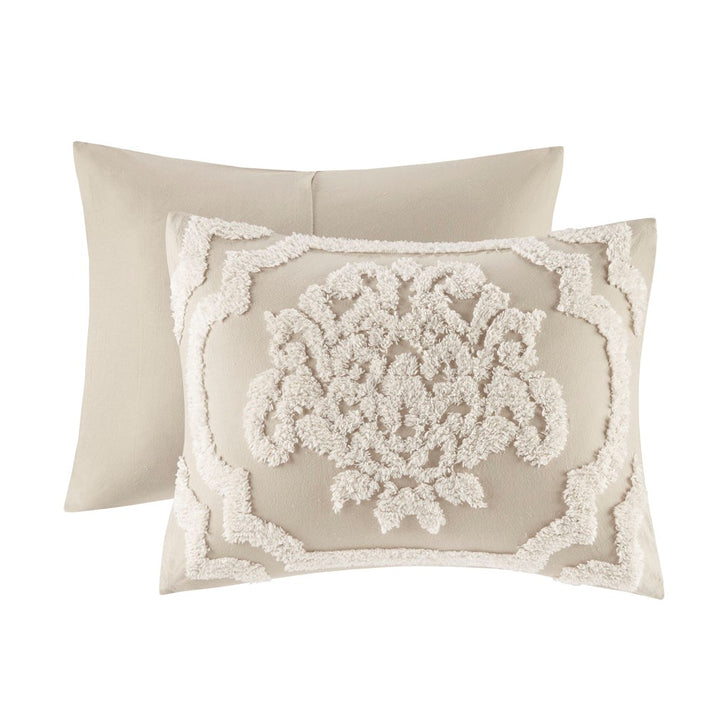 Viola 3 piece Cotton Chenille Damask Comforter Set Comforter Sets By JLA HOME/Olliix (E & E Co., Ltd)