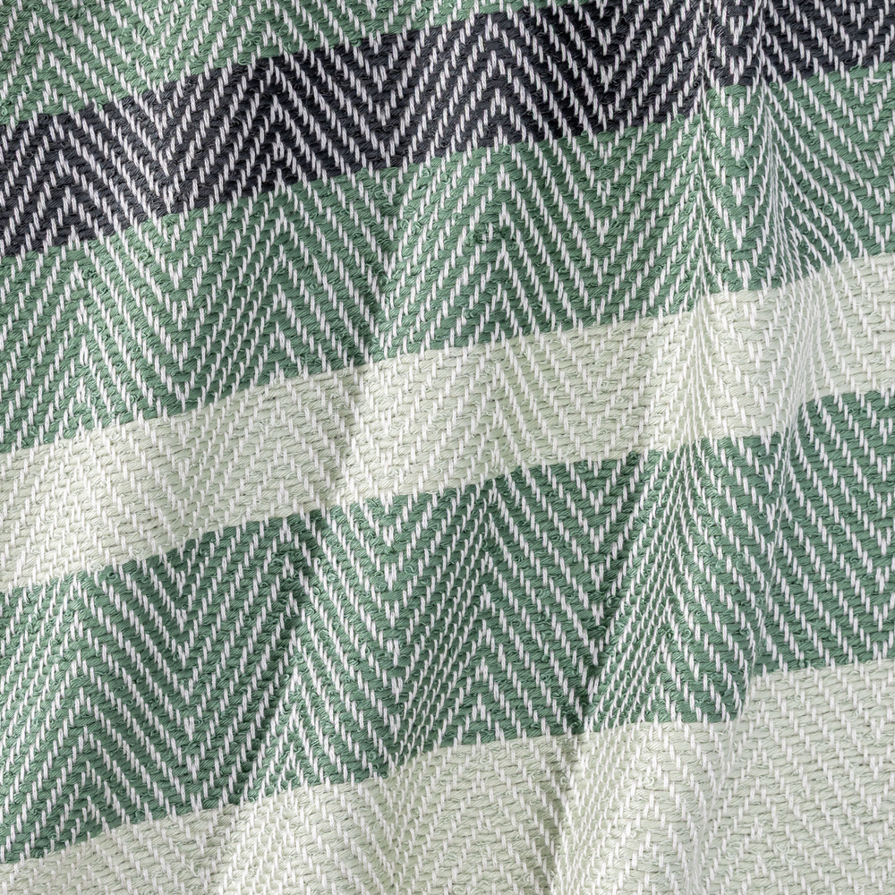 Luxe Bamboo Stripe Throw Blanket Blanket By ettitude