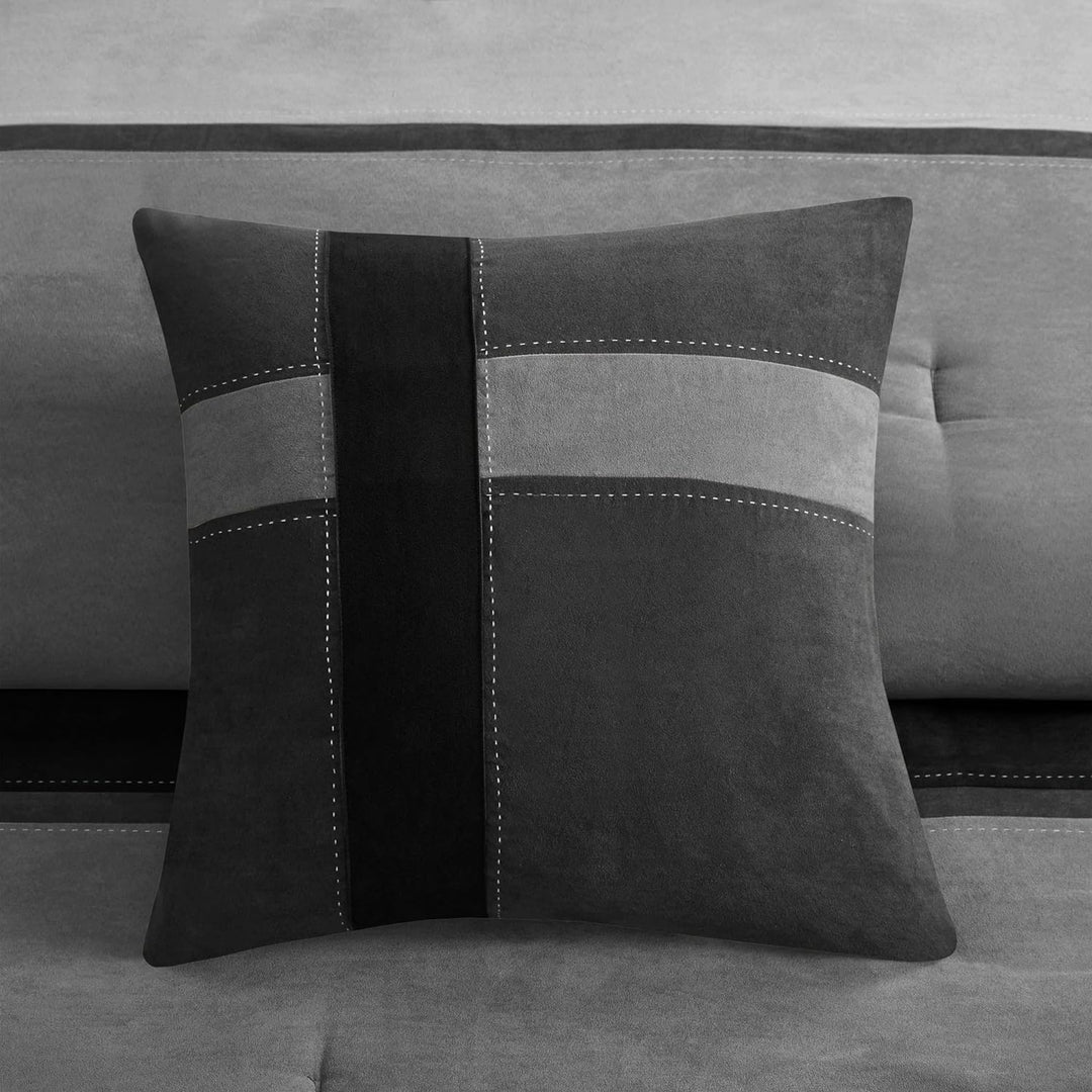 Palisades 7 Piece Faux Suede Comforter Set Comforter Sets By JLA HOME/Olliix (E & E Co., Ltd)