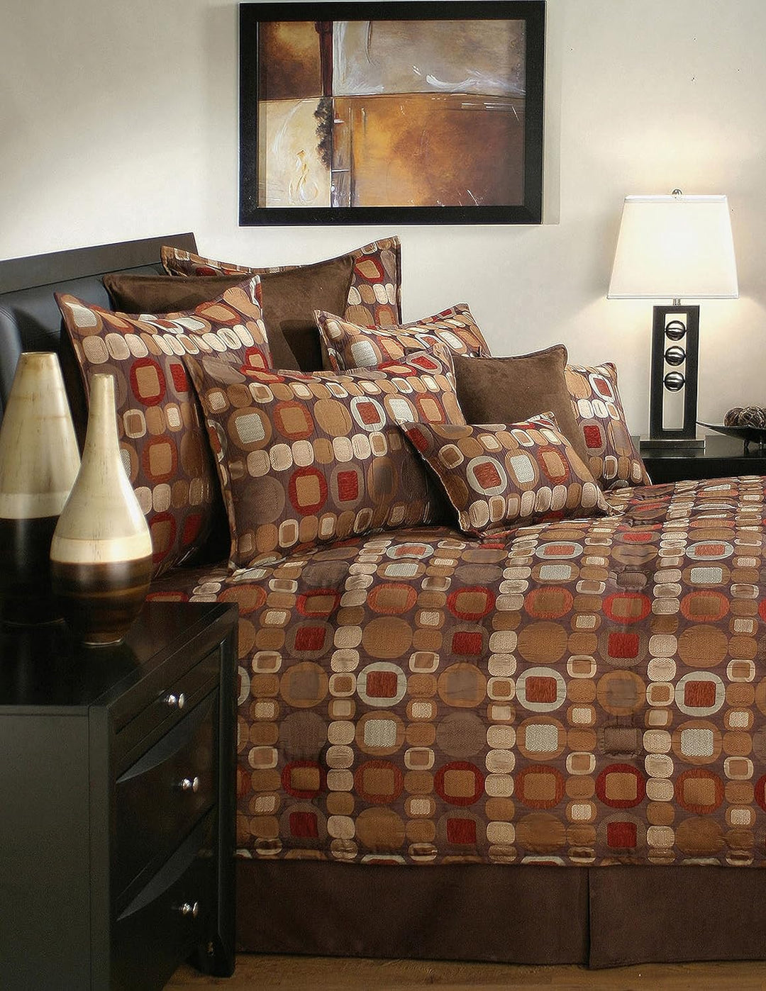 Sherry Kline Metro Spice 4 Piece Comforter Set Comforter Sets By Pacific Coast Home Furnishings