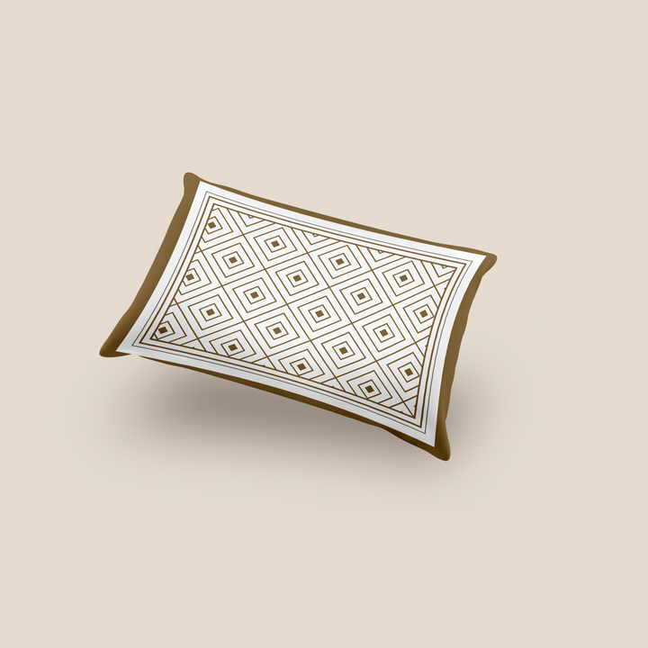 Geometric Latte Sham Set - Final Sale Sham By US Office - Latest Bedding