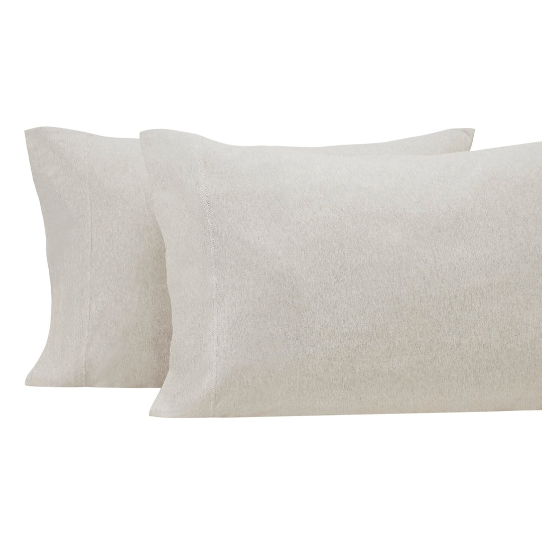 Halston Cotton Melange Jersey Pillowcase Set Pillowcase By Orchids Lux Home