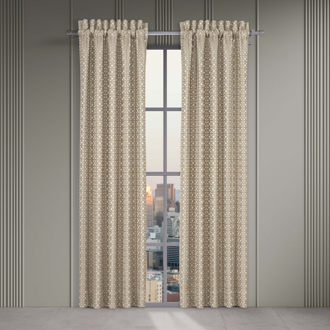 Alaro Gold Window Panel Pair Window Panels By J. Queen New York