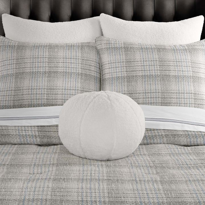 Alejandro White Ball Decorative Throw Pillow 12"