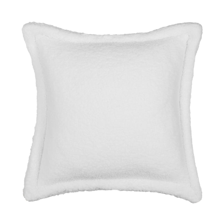 Alejandro White Square Decorative Throw Pillow 18" x 18"