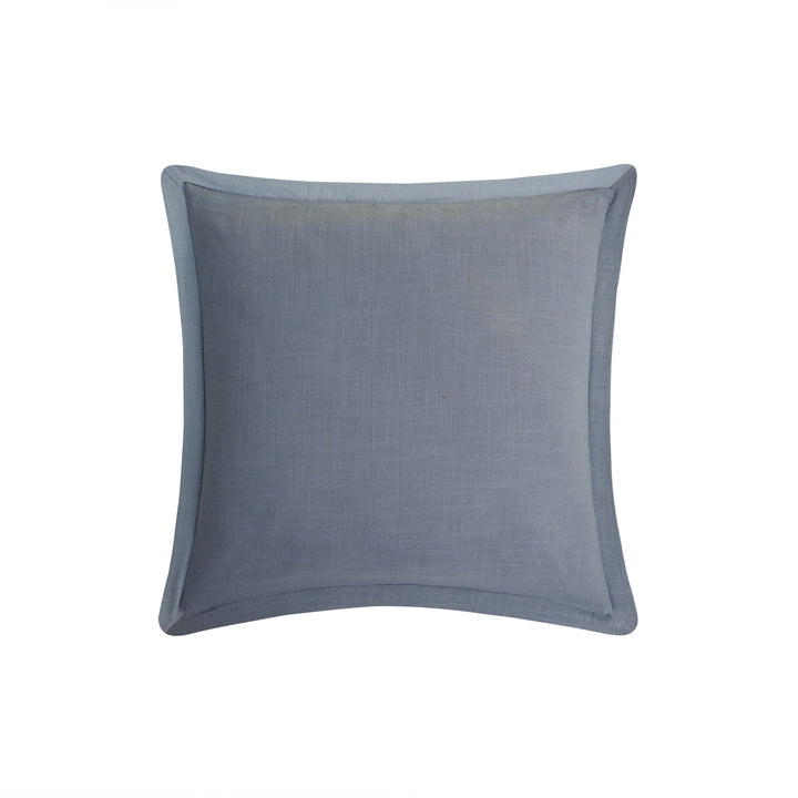 Aretha Blue Square Decorative Throw Pillow 18" x 18"