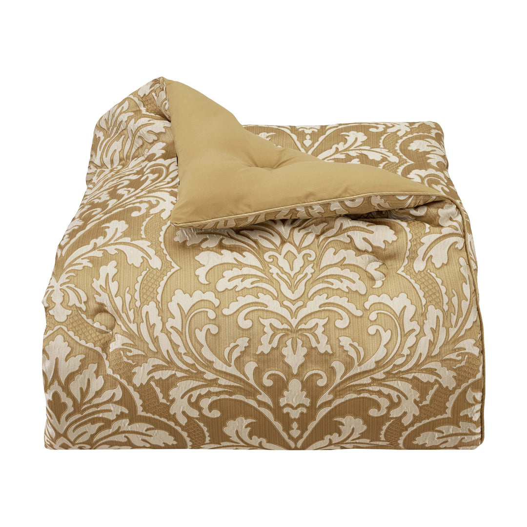 Aurelia Gold 4 Piece Comforter Set Comforter Sets By J. Queen New York