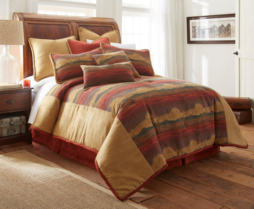 Austin Horn Classics Desert Sunset 3 Piece Comforter Luxury Set Comforter Sets By Pacific Coast Home Furnishings